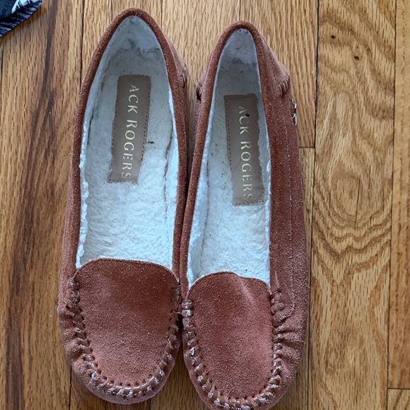 Jack Rogers Shoes - Jack Rogers Women's Tan Suede Loafers Slippers